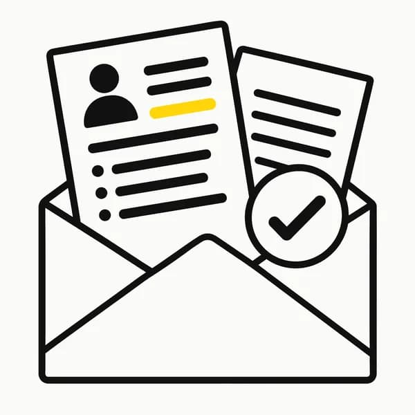 Recevoir son CV prêt